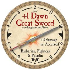 +1 Dawn Great Sword - 2026 (Gold) - C144