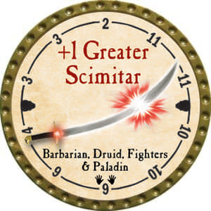 +1 Greater Scimitar - 2014 (Gold) - C195