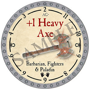 +1 Heavy Axe - 2024 (Platinum) - C184