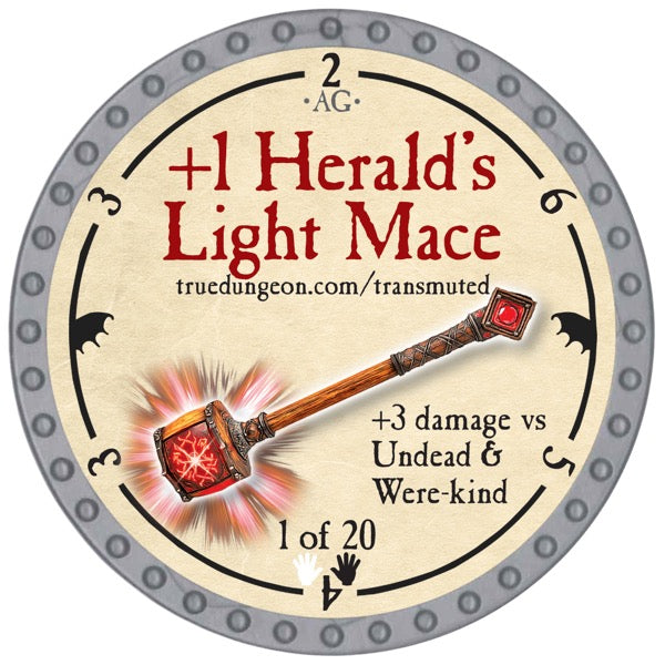 +1 Herald's Light Mace - 2026 (Platinum) - C209