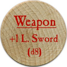 +1 Long Sword - 2004 (Wooden) - C37