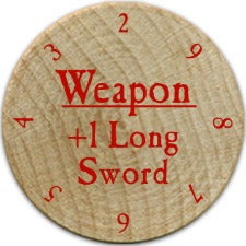 +1 Long Sword - 2005b (Wooden) - C37