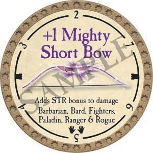 +1 Mighty Short Bow - 2020 (Gold) - C37