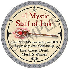 +1 Mystic Staff of Loki - 2025 (Platinum) - R