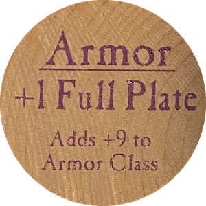 +1 Plate Armor - 2006 (Wooden) - C37