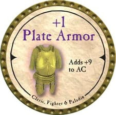 +1 Plate Armor - 2007 (Gold) - C191