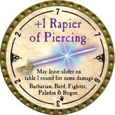 +1 Rapier of Piercing - 2010 (Gold) - C26
