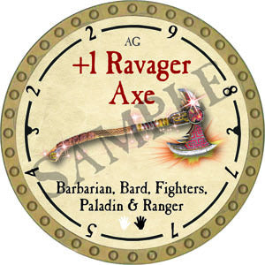 +1 Ravager Axe - 2022 (Gold) - C37