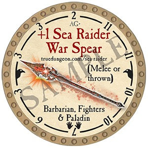 +1 Sea Raider War Spear - 2025 (Gold) - C165