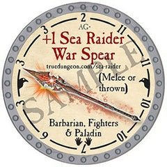 +1 Sea Raider War Spear - 2025 (Platinum) - C184
