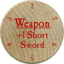 +1 Short Sword - 2005b (Wooden) - C37