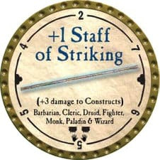+1 Staff of Striking - 2008 (Gold) - C135