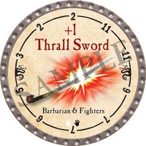 +1 Thrall Sword - 2016 (Platinum) - C37