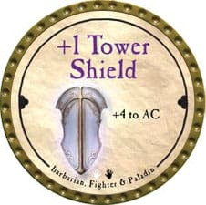 +1 Tower Shield - 2008 (Gold) - C132