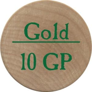10 Gold Pieces (UC) - 2004 (Wooden) - C37