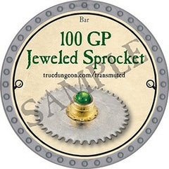 100 GP Jeweled Sprocket - 2023 (Platinum) - C37