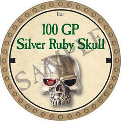 100 GP Silver Ruby Skull - 2020 (Gold) - C135
