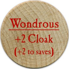 +2 Cloak of Resistance - 2006 (Wooden) - C37