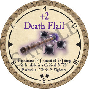 +2 Death Flail - 2019 (Gold) - C196