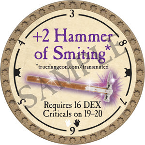 +2 Hammer of Smiting - 2018 (Gold) - C26