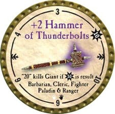 +2 Hammer of Thunderbolts - 2009 (Gold) - C101
