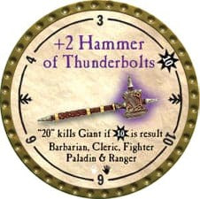 +2 Hammer of Thunderbolts - 2009 (Gold) - C26