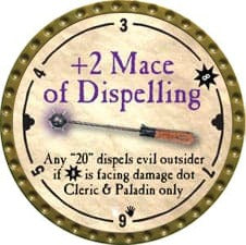 +2 Mace of Dispelling - 2008 (Gold) - C136 – Trent Tokens