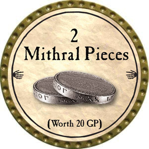 2 Mithral Pieces - 2012 (Gold) - C26
