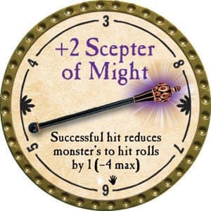 +2 Scepter of Might - 2015 (Gold) - C26