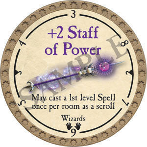 +2 Staff of Power - 2022 (Gold) - C161