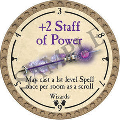 +2 Staff of Power - 2022 (Gold) - C161