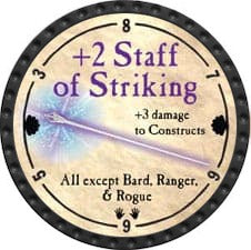 +2 Staff of Striking - 2011 (Onyx) - C101