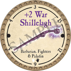 +2 War Shillelagh - 2017 (Gold) - C139