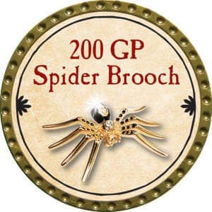 200 GP Spider Brooch - 2015 (Gold) - C132