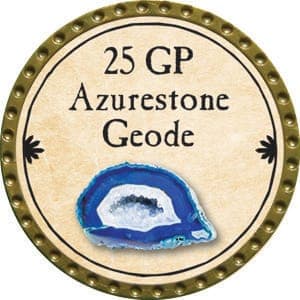 25 GP Azurestone Geode - 2015 (Gold) - C26