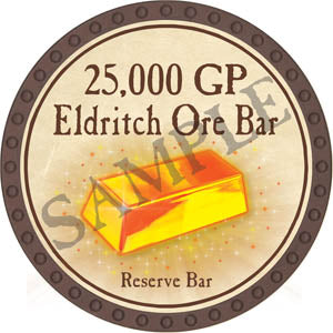 25,000 GP Eldritch Ore Bar - Yearless (Brown) - C108