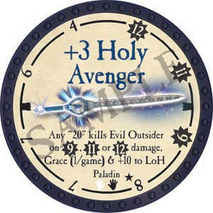 +3 Holy Avenger - 2020 (Blue) - C156