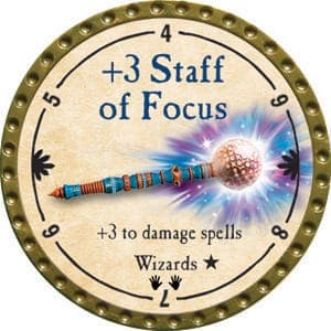 +3 Staff of Focus - 2015 (Gold) - C138