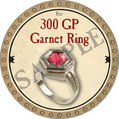 300 GP Garnet Ring - 2018 (Gold) - C135