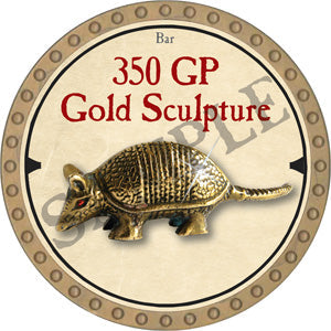 350 GP Gold Sculpture - 2019 (Gold) - C26