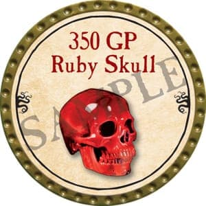 350 GP Ruby Skull - 2016 (Gold) - C108