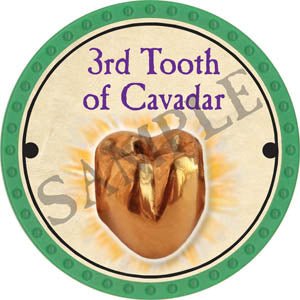 3rd Tooth of Cavadar - 2017 (Light Green) - C119