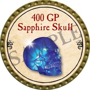 400 GP Sapphire Skull - 2016 (Gold) - C26