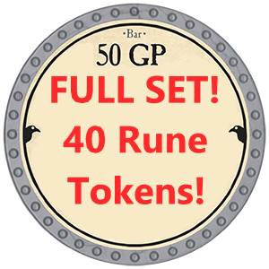 50 GP Rune Set (40 Tokens) - C1 – Trent Tokens