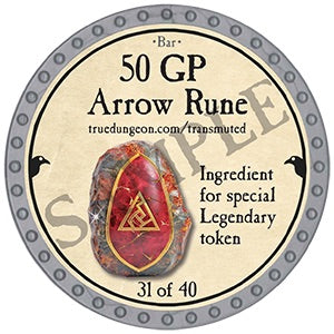 50 GP Arrow Rune - 2025 (Platinum) - C209