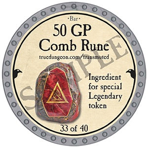 50 GP Comb Rune - 2025 (Platinum) - C184