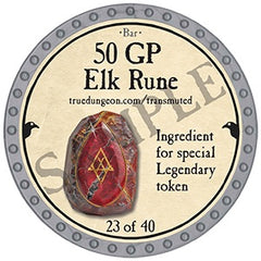 50 GP Elk Rune - 2025 (Platinum) - C209