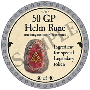 50 GP Helm Rune - 2025 (Platinum) - C60