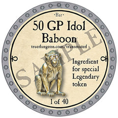 50 GP Idol Baboon - 2024 (Platinum) - C39