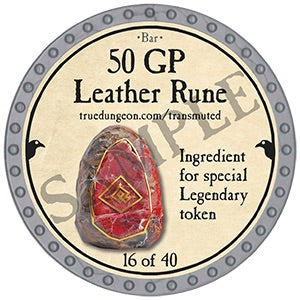 50 GP Leather Rune - 2025 (Platinum) - C140
